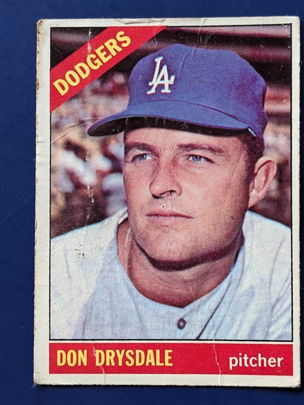 Don Drysdale #430 Baseball Cards 1966 Topps trading card — raw and PSA graded price guide