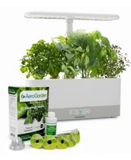AeroGarden Harvest Slim Indoor Garden Hydroponic System White Pods Not Included