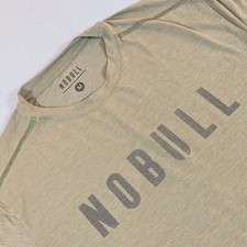 NOBULL Mens T Shirt Size M Green Short Sleeve Athletic Gym Workout Top