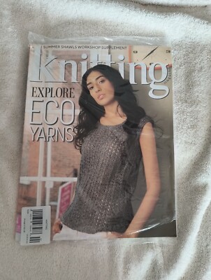 KNITTING MAGAZINE  ISSUE 244 2023 Explore Eco Yarns  (Just Magazine)