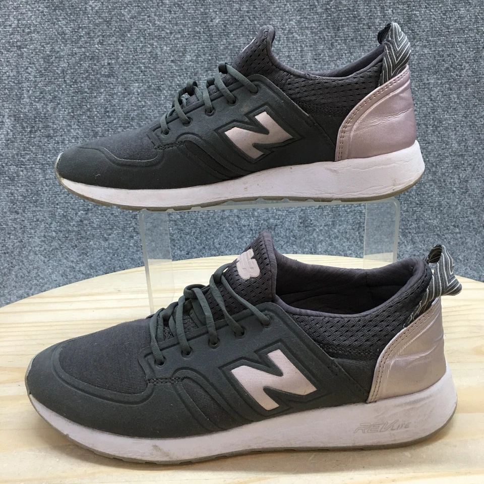 Zapatillas bajas deportivas New Balance para mujer 8B 420 REVlite WRL420SF rosa gris Foto 2 de 4