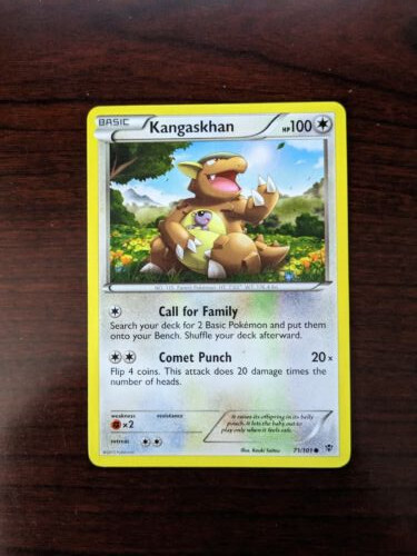 Kangaskhan 71/101- Plasma Blast-  Common- NM/M