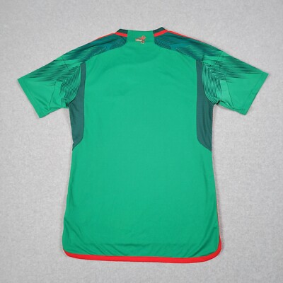 Mexico Jersey Men Medium Adidas 2022 Home Kit FIFA World Cup Slim