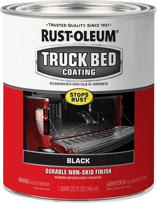 Rust-Oleum 342668 Automotive Truck Bed Coating Quart Black, 32 Fl Oz