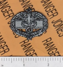 US Army Combat Medical Badge CMB 1.5" qualification 3rd award cloth patch c/e 