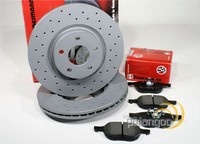 FüR Ford Transit Connect - Zimmermann Sport Bremsscheiben Gelocht BeläGe FüR Vor