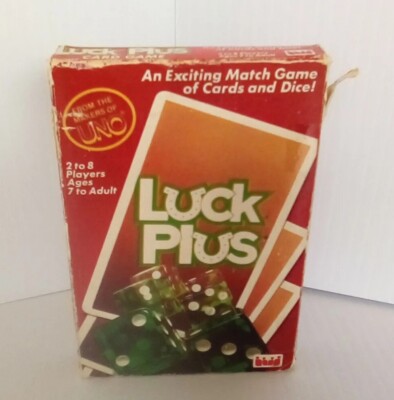 Vintage 1983 LUCK PLUS Card Game Complete