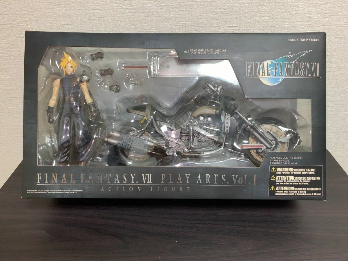 Figurine Cloud Strife & Moto Hardy Daytona - Final Fantasy VII Play Arts Vol 1 E104688
