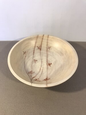 Solid Wooden Fruit Bowl/Salad Bowl From Asda