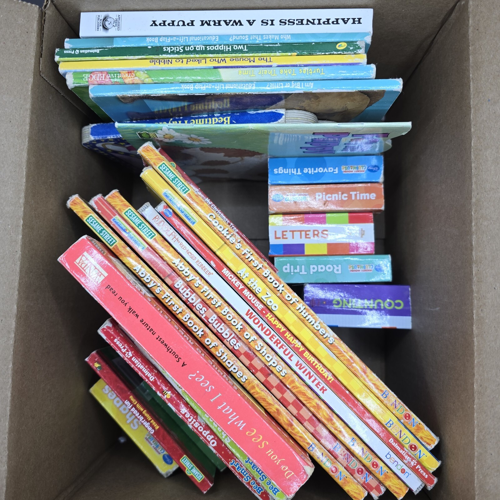 Lot Of 27 Childrens Books Sesame Street, Disney, Rudolph eBay