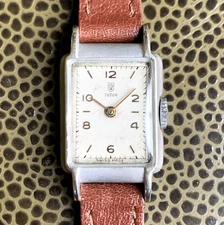Vintage Tudor Ref. 961 Ladies Rectangular Art Deco Manual Wind Wristwatch