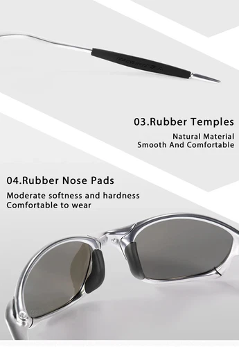 X-Metall Juliat Cyclops Sonnenbrille UV400 Polarisiert Glass Titanium Goggle NEU - Bild 14 von 28