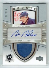 05-06 UD Upper Deck The Cup  Petr Prucha  /199  Rookie  Patch  Auto