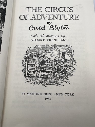 Enid Blyton The Circus Of Adventure HC 1953 - Foto 3 di 7