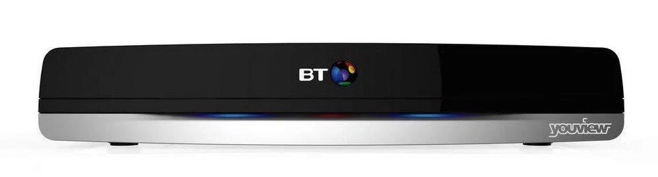 BT YouView Box Humax DTR-T2100 G4 Freeview HD 500 GB registratore doppio sintonizzatore PVR