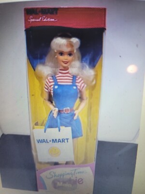 Shopping Time Barbie Doll Wal-Mart Special Edition Mattel #18230 1997 new in box
