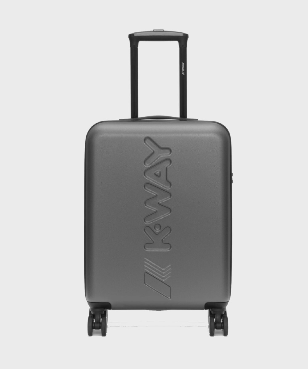 Kway valigia trolley media da stiva 4 ruote, 65 cm, metallic grey K11417W.L23