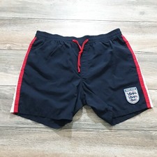 Marks  Spencer Mens Large Swimming Trunks England Patch Vacation Beach Casual