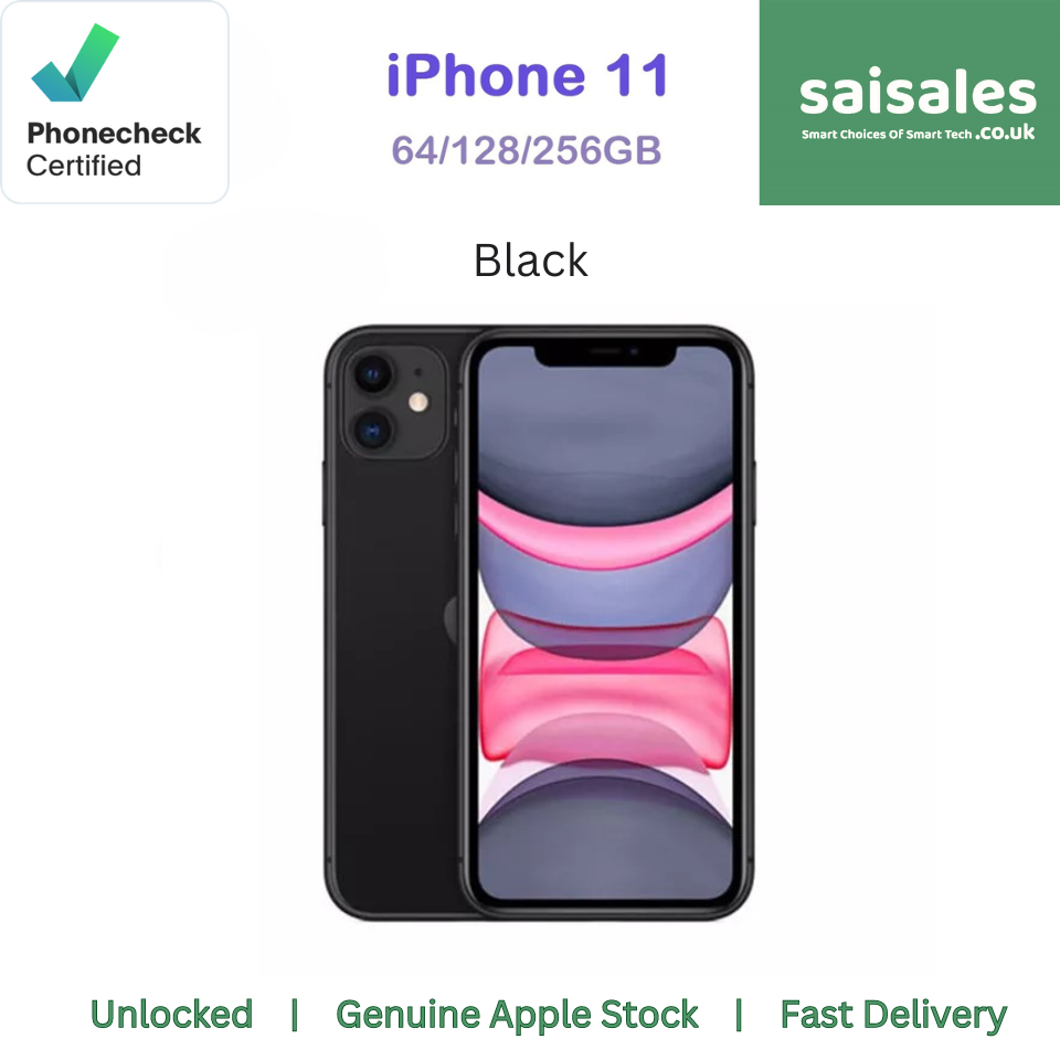 Apple iPhone 11 - 64GB/128GB/256GB Various Colours Unlocked Good