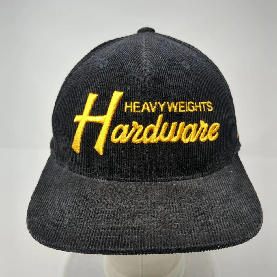 Gorra Heavyweights Hardware Snapback negra talla única pana diamante Foto 2 de 4