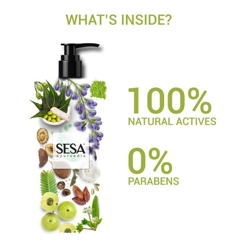 Sesa Ayurvedic Medicinal Shampoo 500ml & Conditioner 300ml For Hairfall Control - Picture 4 of 7