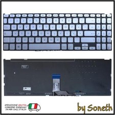 TASTIERA ITALIANA PER ASUS F515MA-BR040T F515MA-BR171T SILVER RETROILLUMINATA