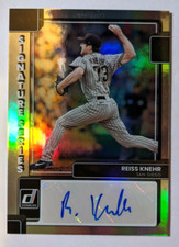 2022 DONRUSS SIGNATURE SERIES AUTO REISS KNEHR