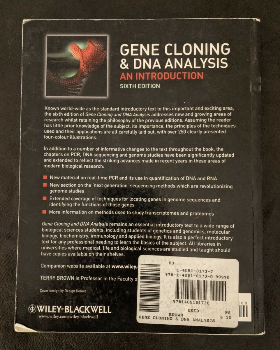 Gene Cloning and DNA Analysis: An Introduction 9781405181730