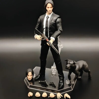John Wick Chapter 2 With Dog Maf No. 085 Action Figure Collection Toy Gift PVC