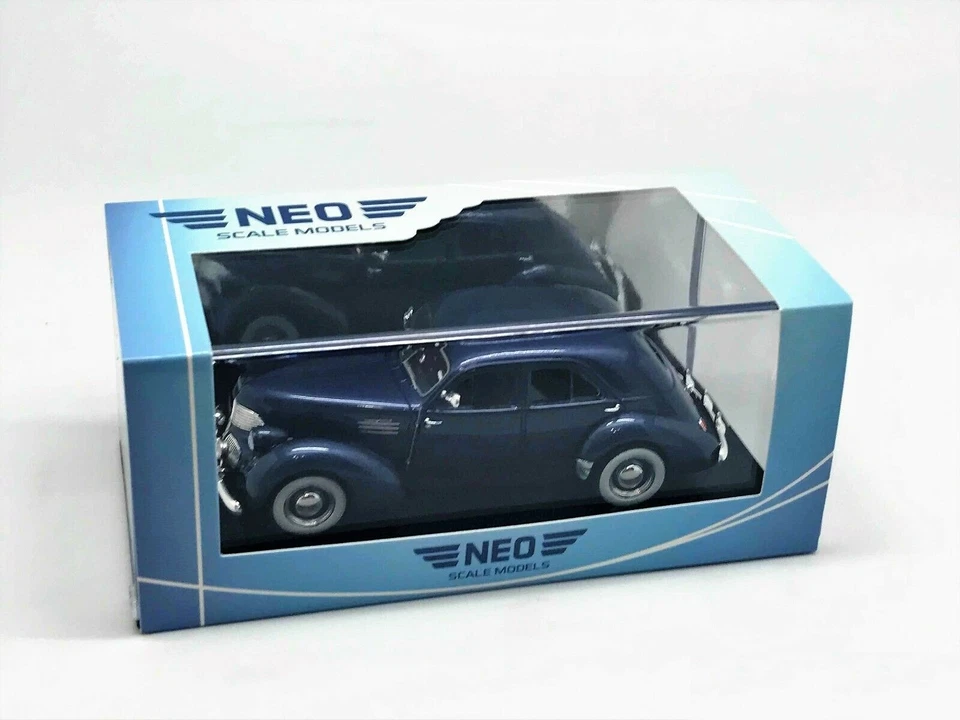 Graham Hollywood 1940 Blu Metallico Neo 46610 1/43 Resina Lhd Usa Auto - Immagine 4 di 4