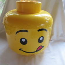 lego head storage with handle