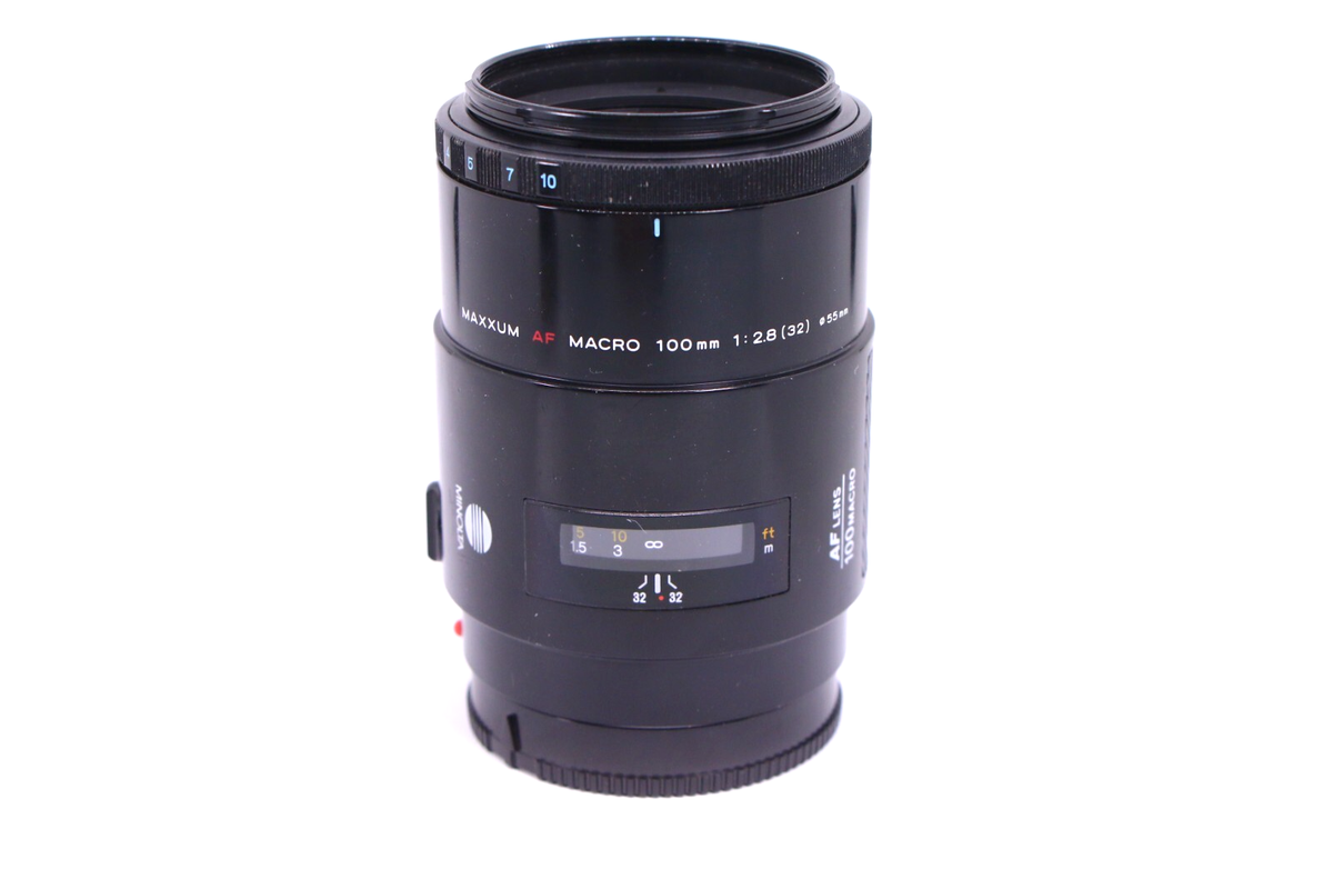 Minolta AF Macro 100mm F2.8 Maxxum Lens Japan Sony A Alpha