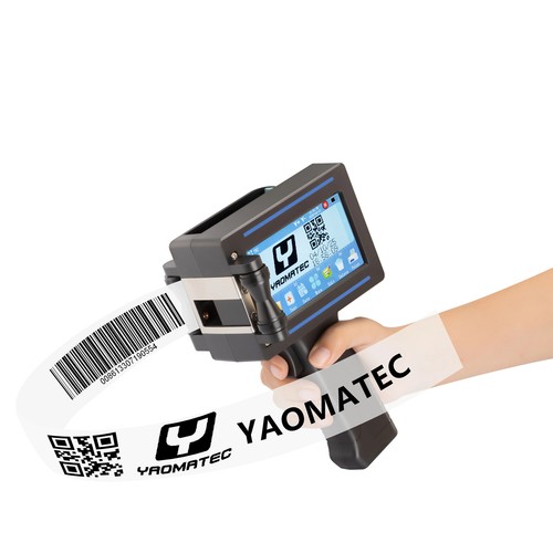 12.7mm handheld inkjet printer, date marking machine, QR code barcode printer - Afbeelding 2 van 5
