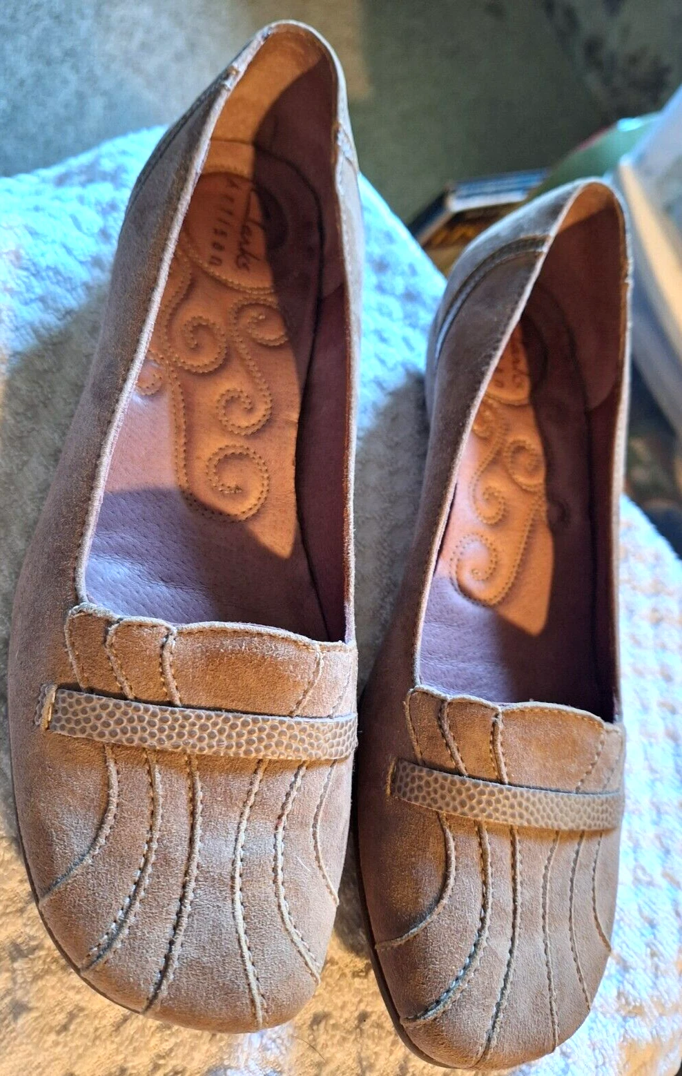 Ballerine donna Clarks Artisian in camoscio. tg. 7M