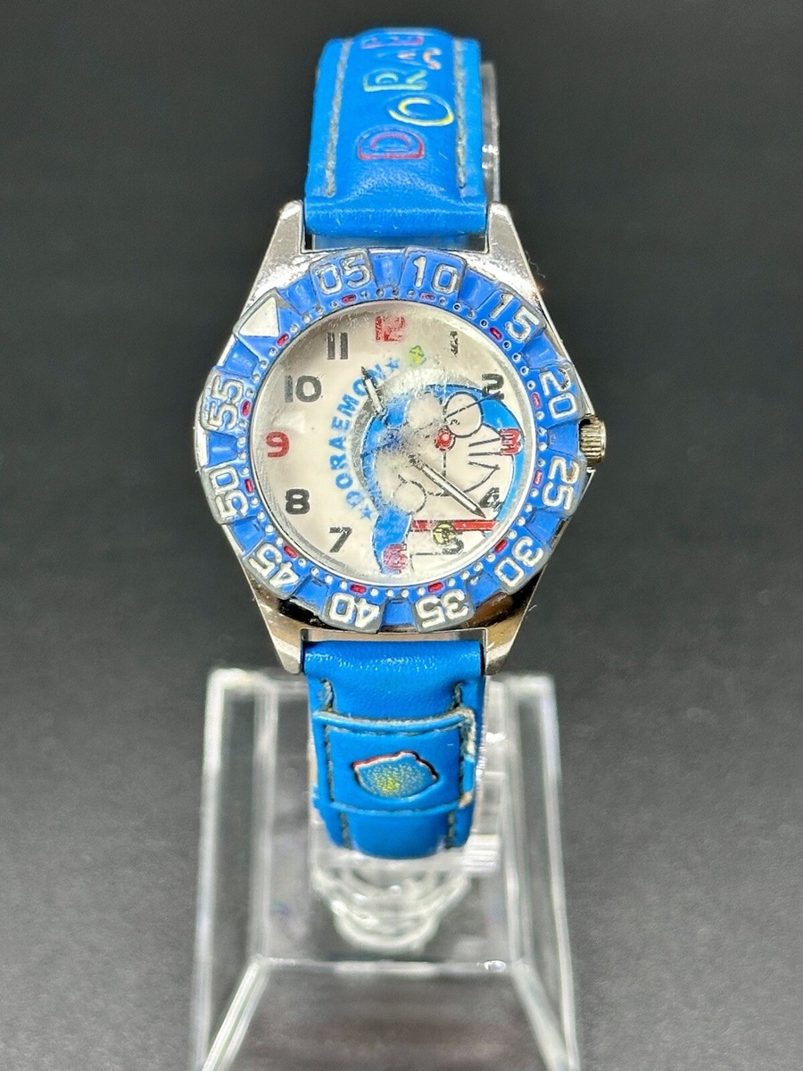 Rare Working Vintage Doraemon Watch 1970 -2008 Fukjiko Gadget Cat