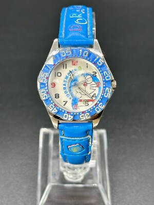 Rare Working Vintage Doraemon Watch 1970 -2008 Fukjiko Gadget Cat