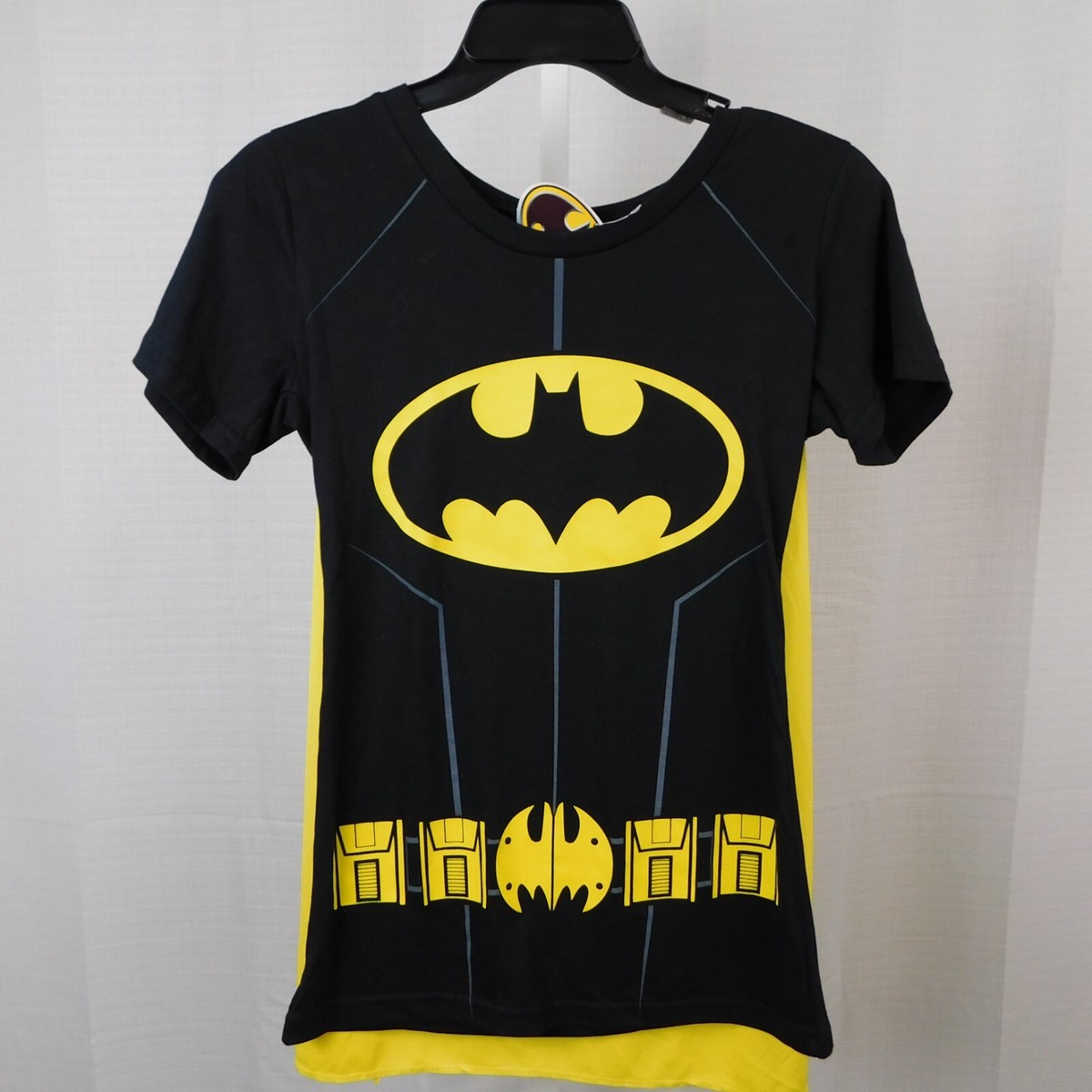 DC Comics Batman Batgirl Halloween Costume Babydoll Caped T-Shirt