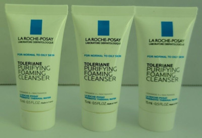 3 La Roche Posay Toleriane Hydrating Gentle Cleanser  0.5 FL oz. Travel Size