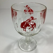 Bronco Rodeo Vintage Dimpled Goblet