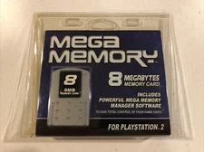 Mega Memory 8 Megabytes For Playstation 2 2002 Brand New