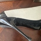 Gucci Colorblock White Suede Black Patent Leather Stiletto Pumps EU Size 37.5 — photo 8