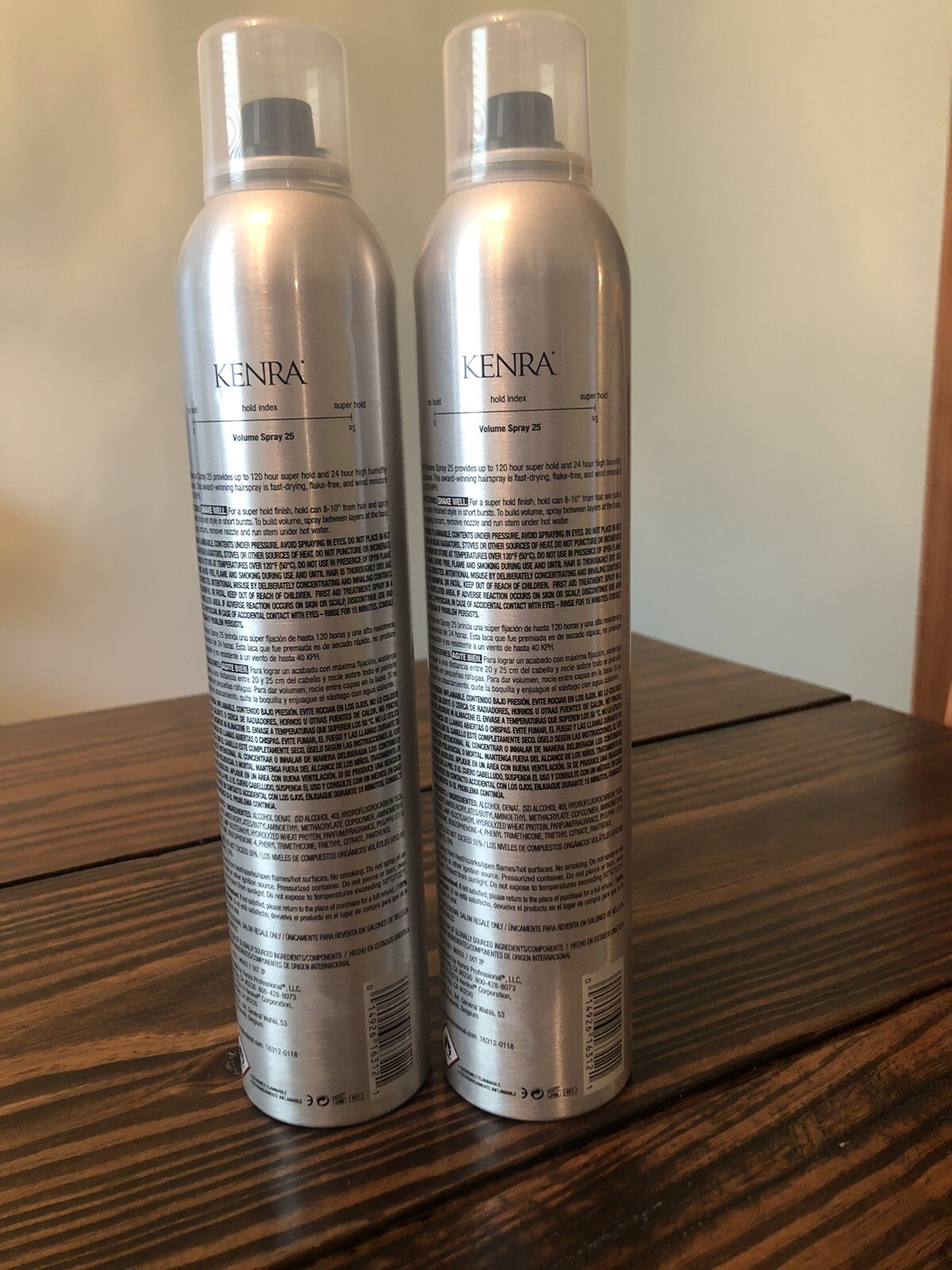 KENRA VOLUME SPRAY 25 SUPER HOLD FINISHING HAIRSPRAY 10 oz Pack of 2