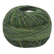 Lizbeth Egyptian Cotton Crochet Thread Size 80 Color 167 Jungle Greens