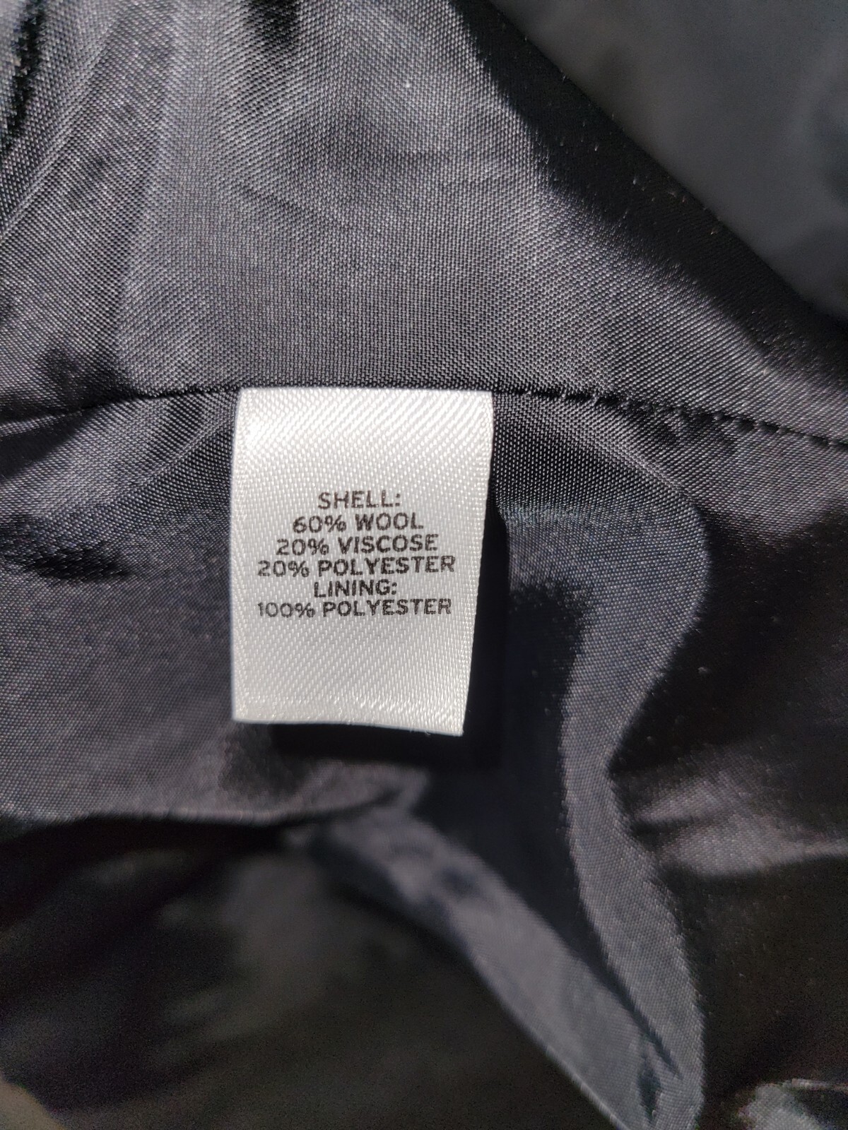 Hinge Size Small-M Ruffled Collar Jacket Charcoal… - image 10