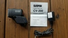 Sunpak CV-200 Compact Video Light With Charger Owners Manual