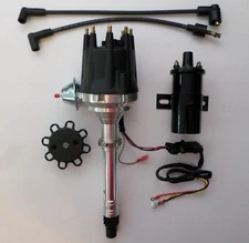 CHEVY Pro Series 350 454 Ready-to-Run Black Small Cap HEI distributor + 45K Coil