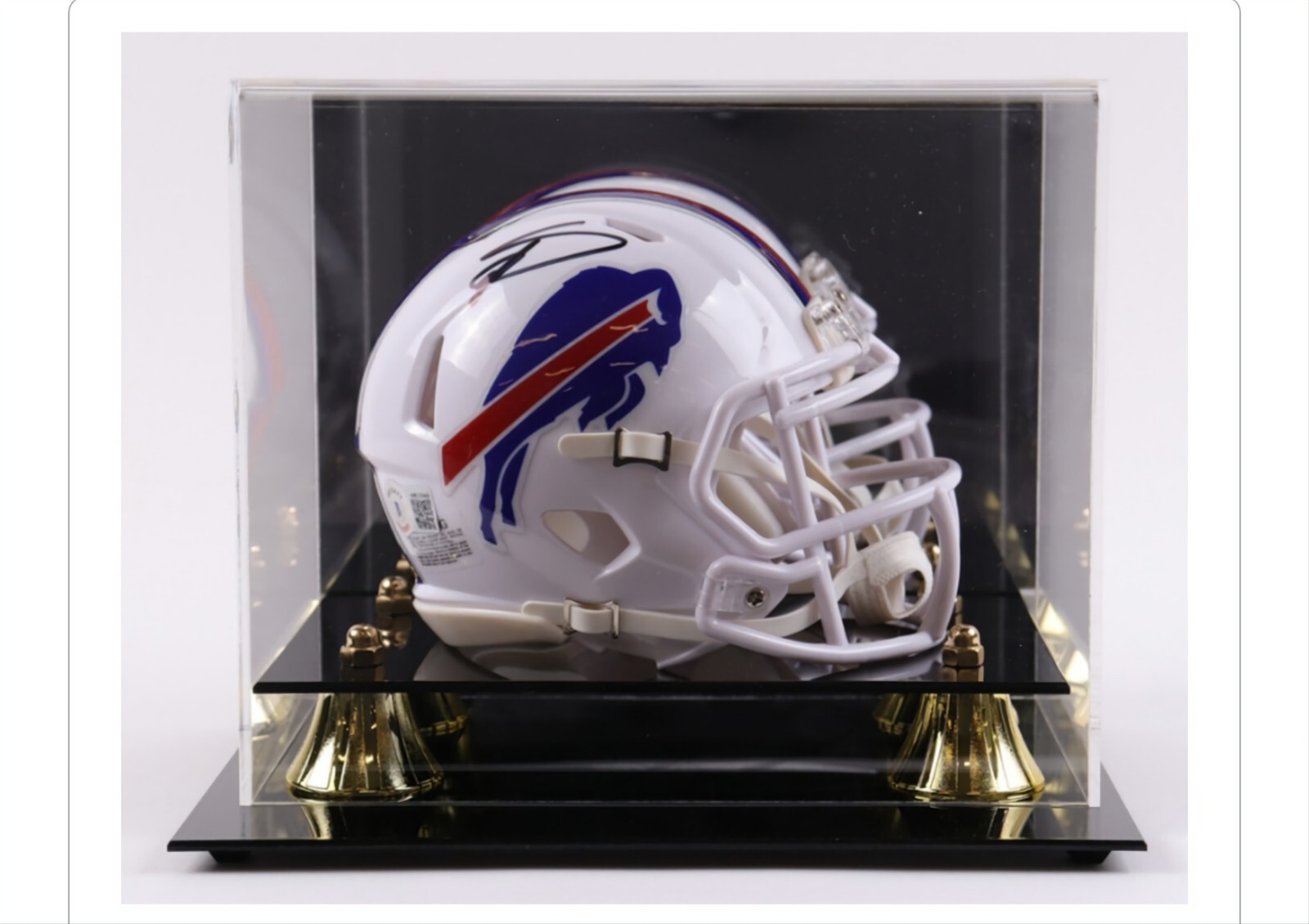 Stefon Diggs Autographed Signed Buffalo Bills Bills Speed Mini Helmet With Case (Beckett) Certified 