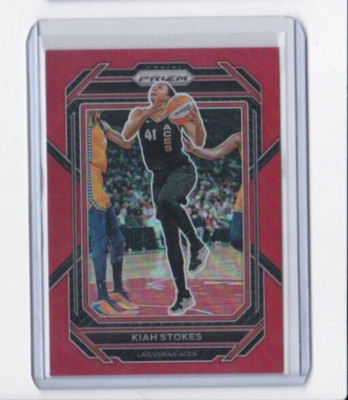 KIAH STOKES 2023 PANINI PRIZM WNBA RED PRIZM PARALLEL CARD-#/199-SHIPS FREE