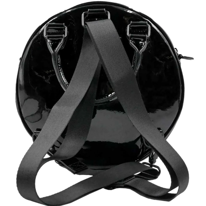 Kreepsville 666 Black Green Cat Eye Backpack Purse Bag Handles
