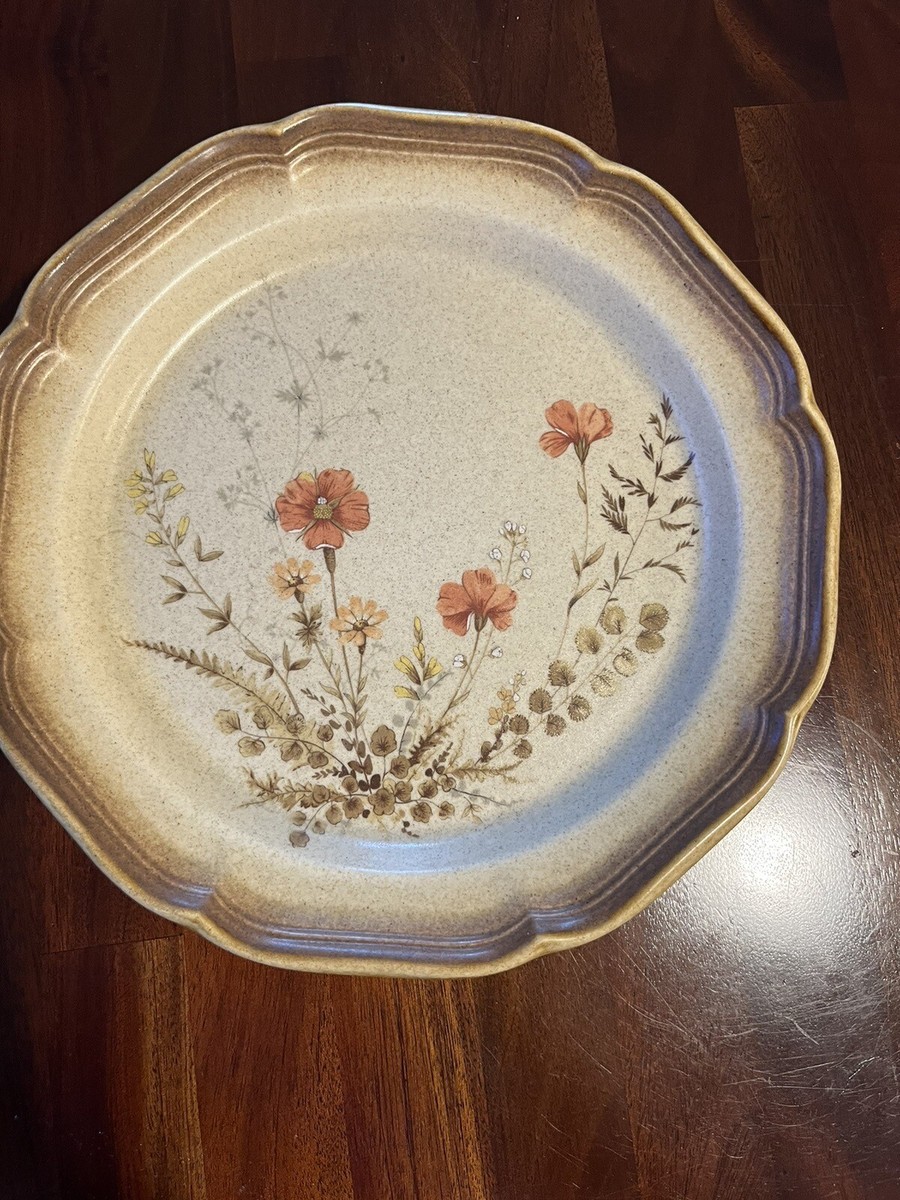 Mikasa Whole Wheat Jardiniere E8016 Set of 4 Salad Plates 8 in for
